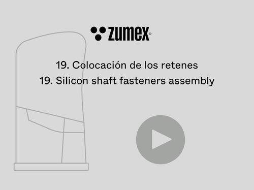 19. Colocación de los retenes