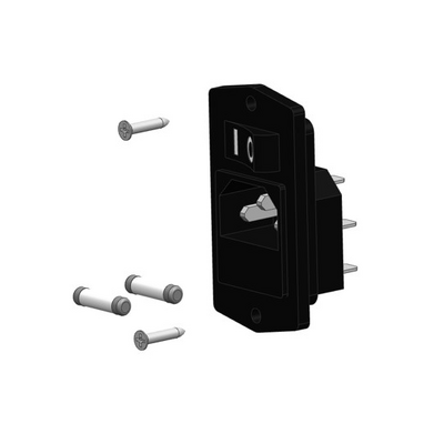 BASE PRISE IEC MULTI LED 115V