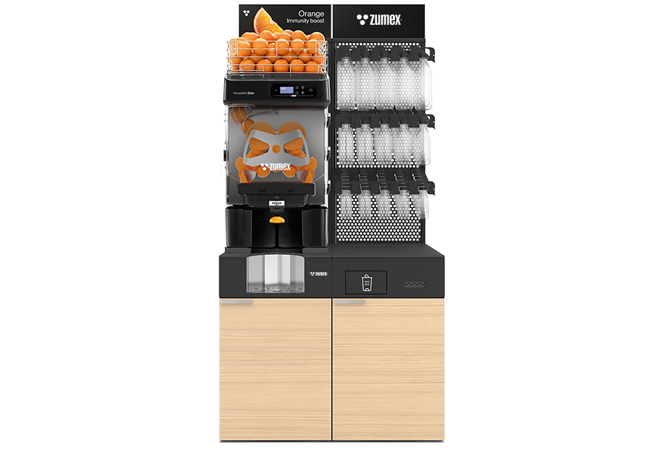 Meuble avec porte-bouteilles Juice Corner