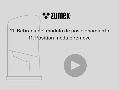 11. Retiro del módulo de posicionamiento
