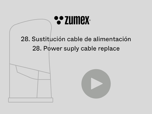 28. Sustitución del cable de alimentación