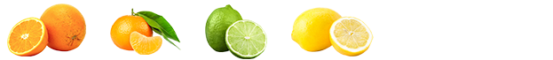 Tipo de fruta: Naranja, mandarina, lima, limón