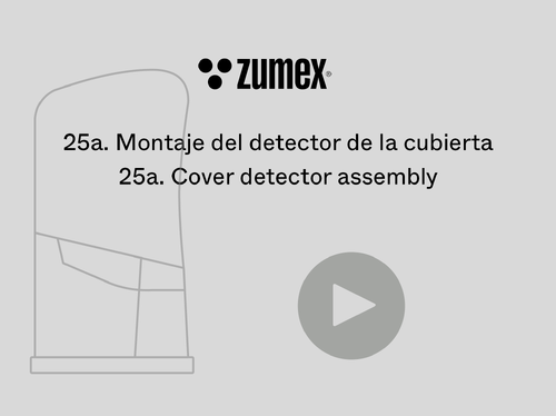 25a. Montaje del detector de la cubierta